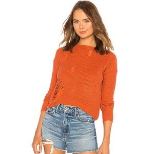 Tularosa - Distressed Crew Neck Sweater